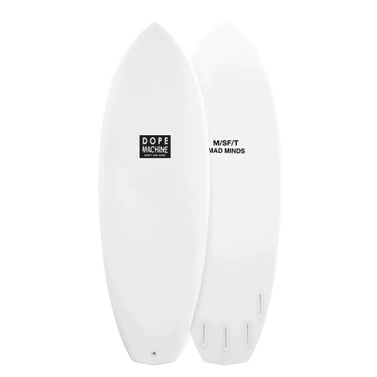 MISFIT DOPE MACHINE PRIMITEK 6'0" WHITE/CLEAR FUTURES 40.6L