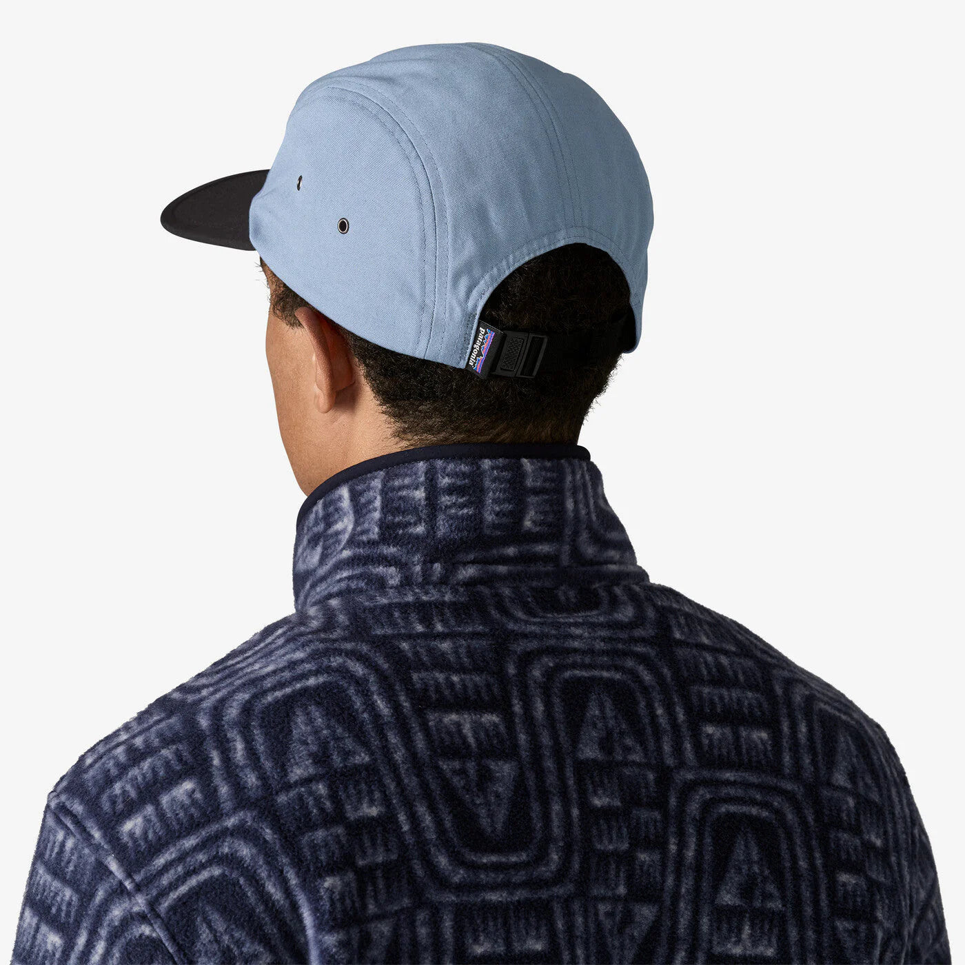 PATAGONIA GRAPHIC MACLURE HAT - OVAL LOGO: BARNACLE BLUE