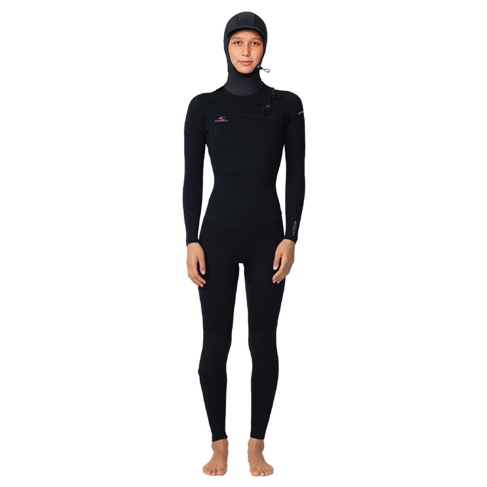 O'NEILL WMNS REACTOR 2 5/4MM CZ FULL W/HOOD - BLACK