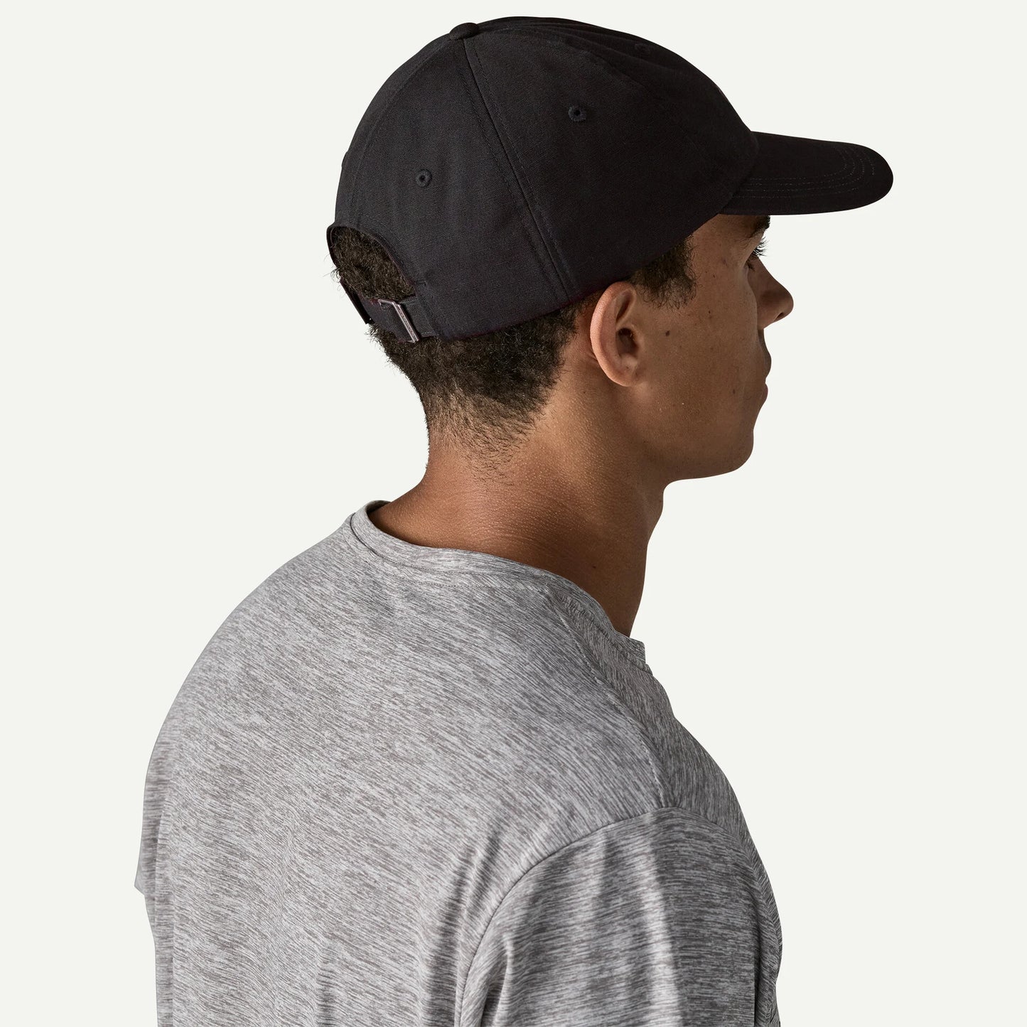 PATAGONIA FITZ ROY ICON TRAD CAP - TEXT LOGO: INK BLACK