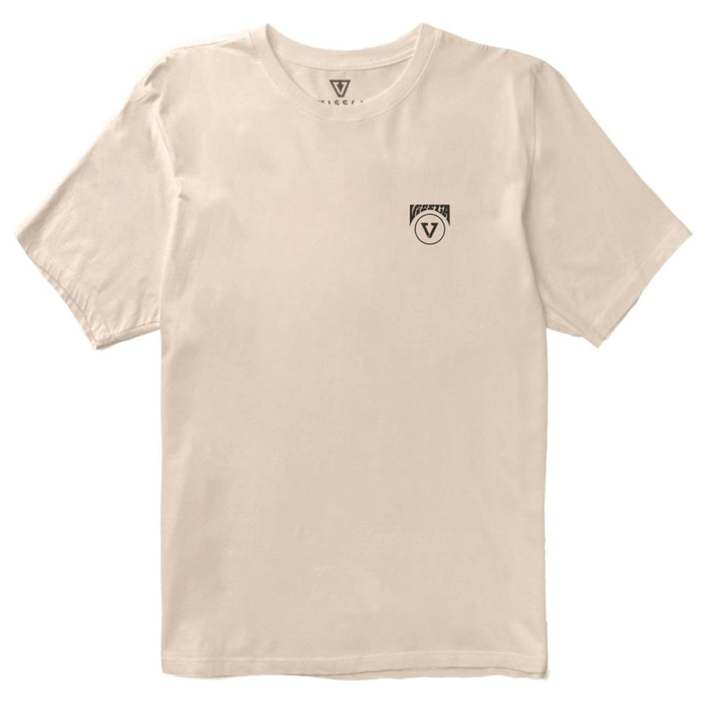 VISSLA INKED ORGANIC BLEND SHORT SLEEVE TEE - BONE