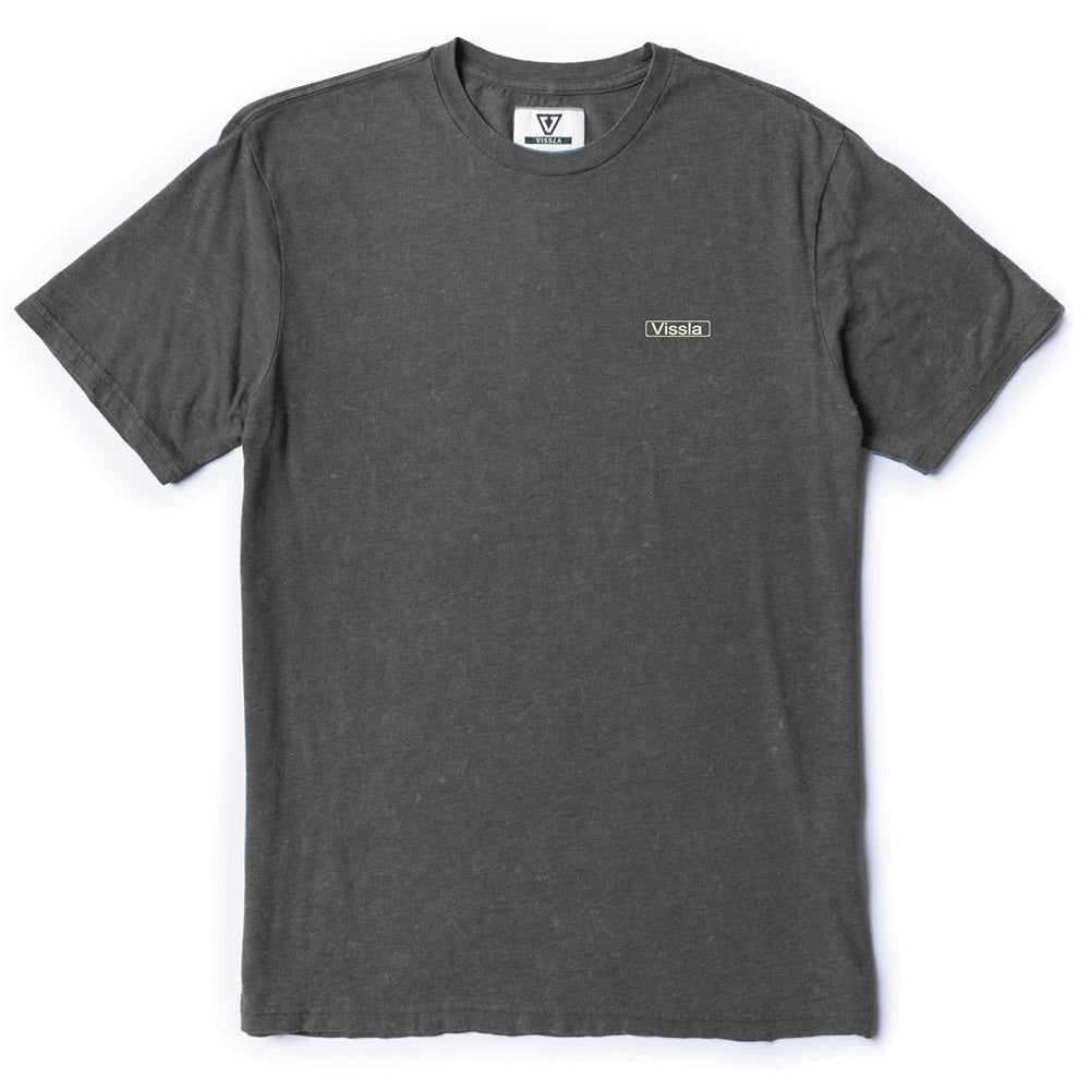 VISSLA PUPUKEA PAY PHONE COSMIC SHORT SLEEVE TEE - PHANTOM