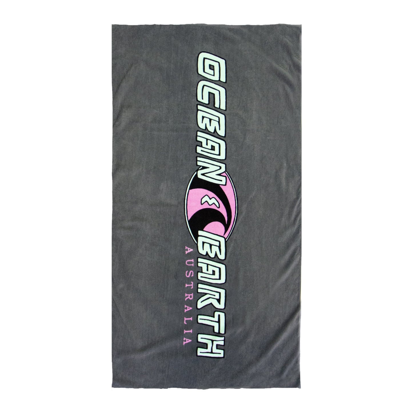 O&E HERTITAGE BEACH TOWEL - CHARCOAL