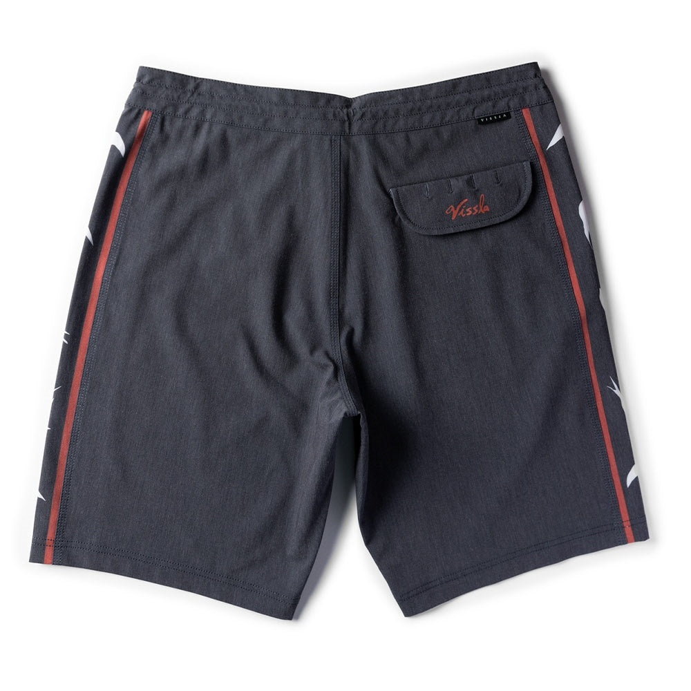 VISSLA NK SWARM 21" BOARDSHORT - BLACK