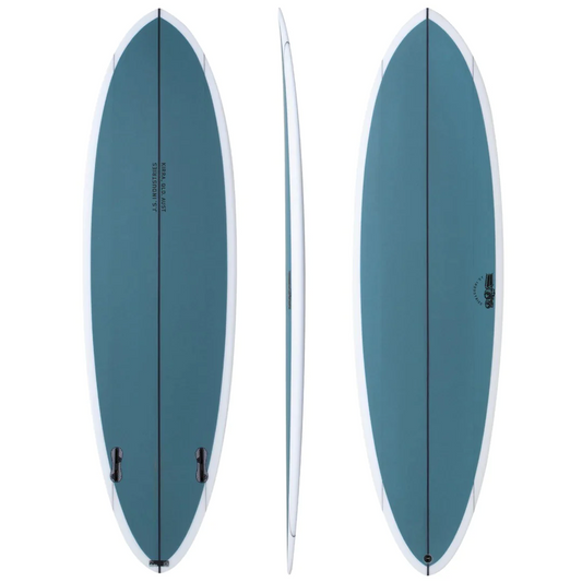 JS BIG BARON TWIN PE 7'6 BLUE FCS II 50L