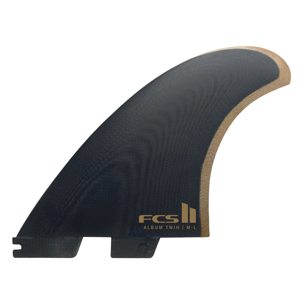 FCS II ALBUM TWIN + STABILISER PG M-L - BLACK/GOLD
