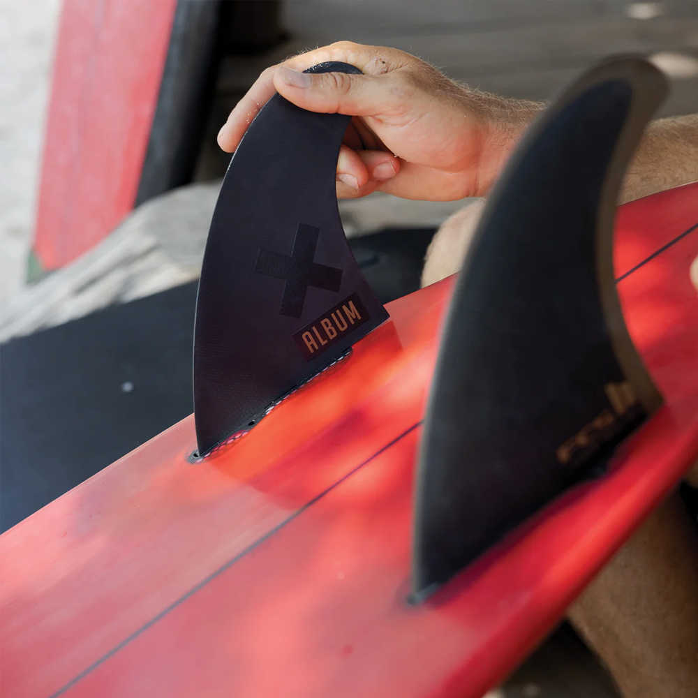 FCS II ALBUM TWIN + STABILISER PG M-L - BLACK/GOLD