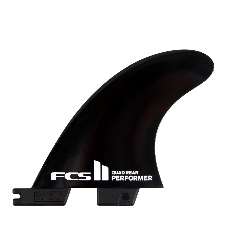 FCS II PERFORMER GLASSFLEX QUAD REAR M - BLACK