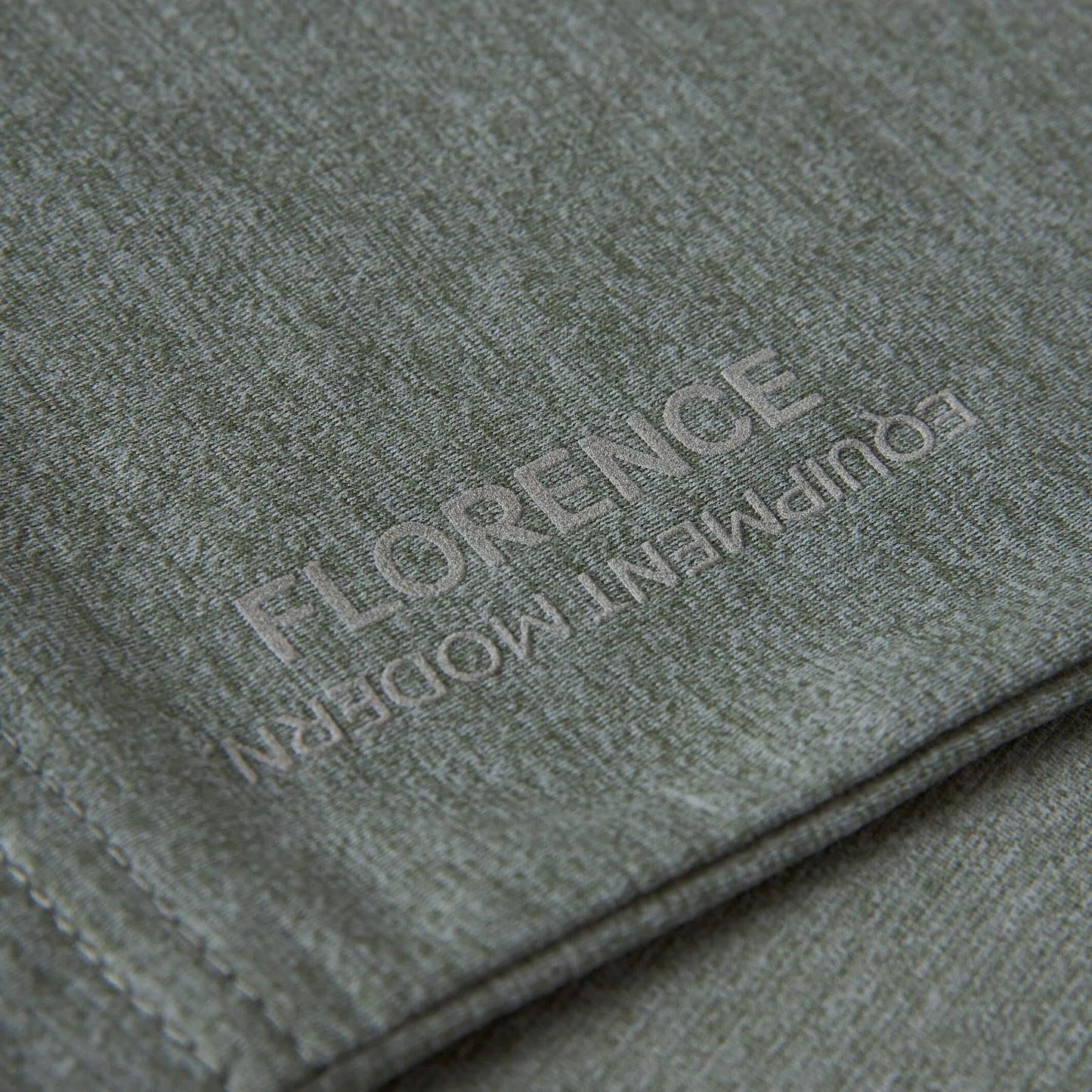 FLORENCE AIRTEX LONG SLEEVE HOODED SHIRT - HEATHER DARK SAGE