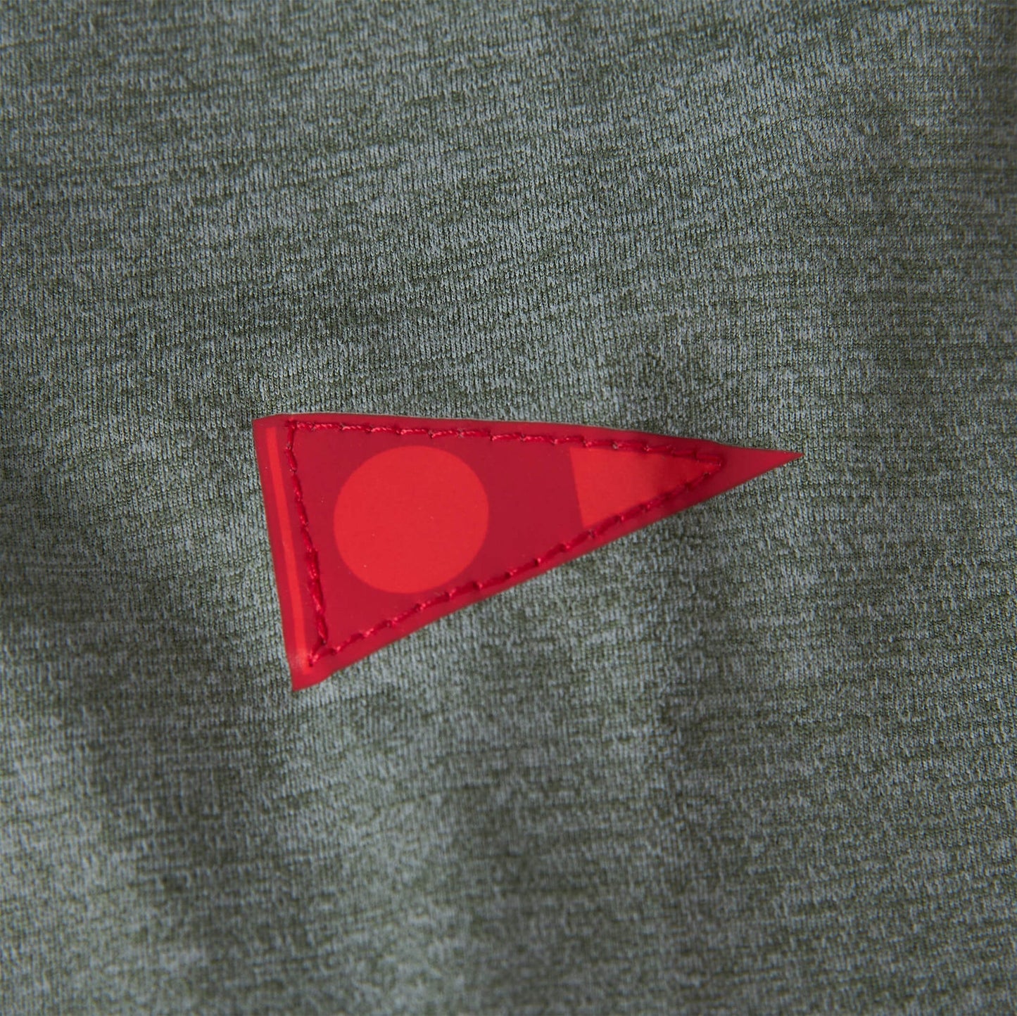 FLORENCE AIRTEX LONG SLEEVE HOODED SHIRT - HEATHER DARK SAGE