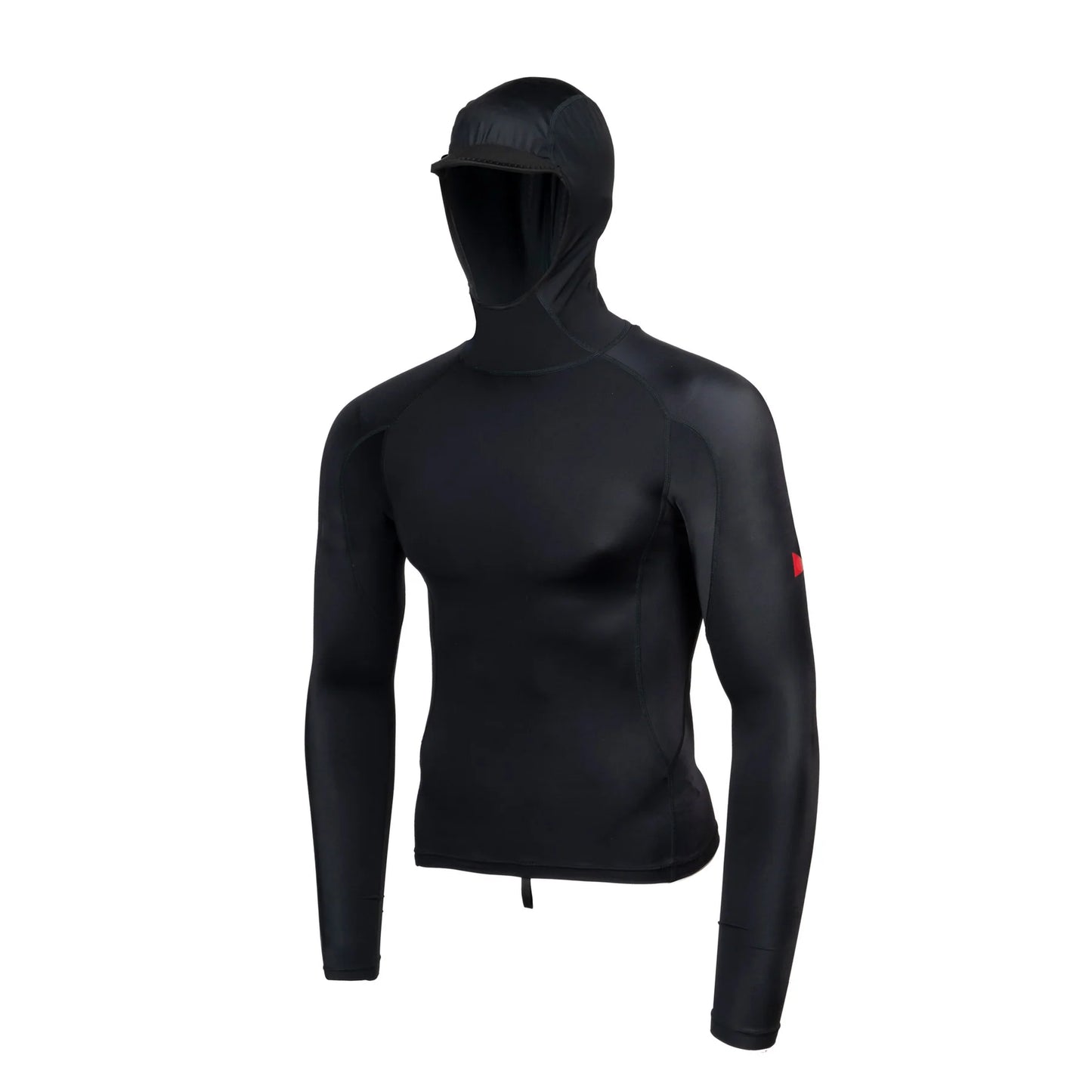 FLORENCE STANDARD ISSUE L/SL HOODED RASH GUARD - BLACK