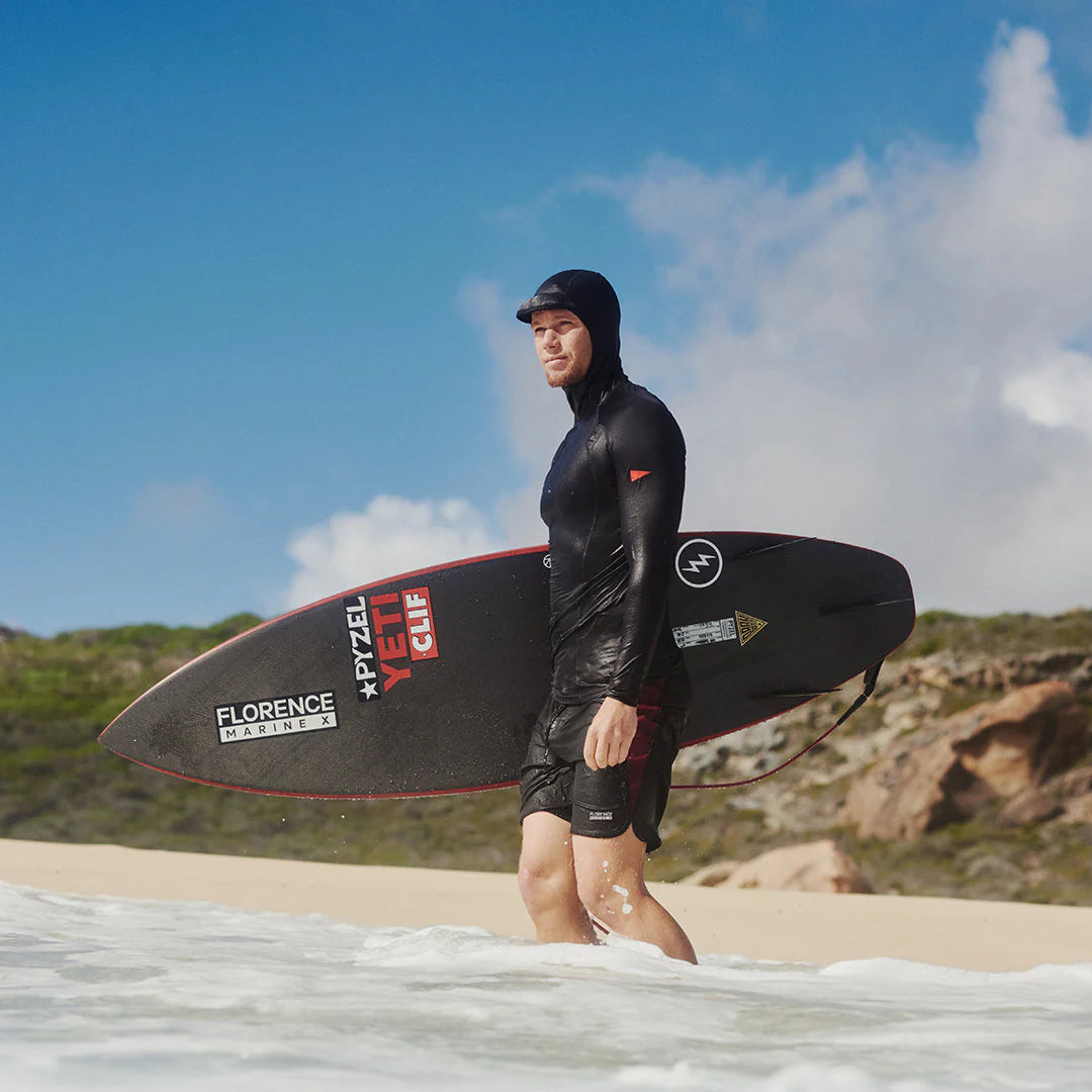 FLORENCE STANDARD ISSUE L/SL HOODED RASH GUARD - THYME
