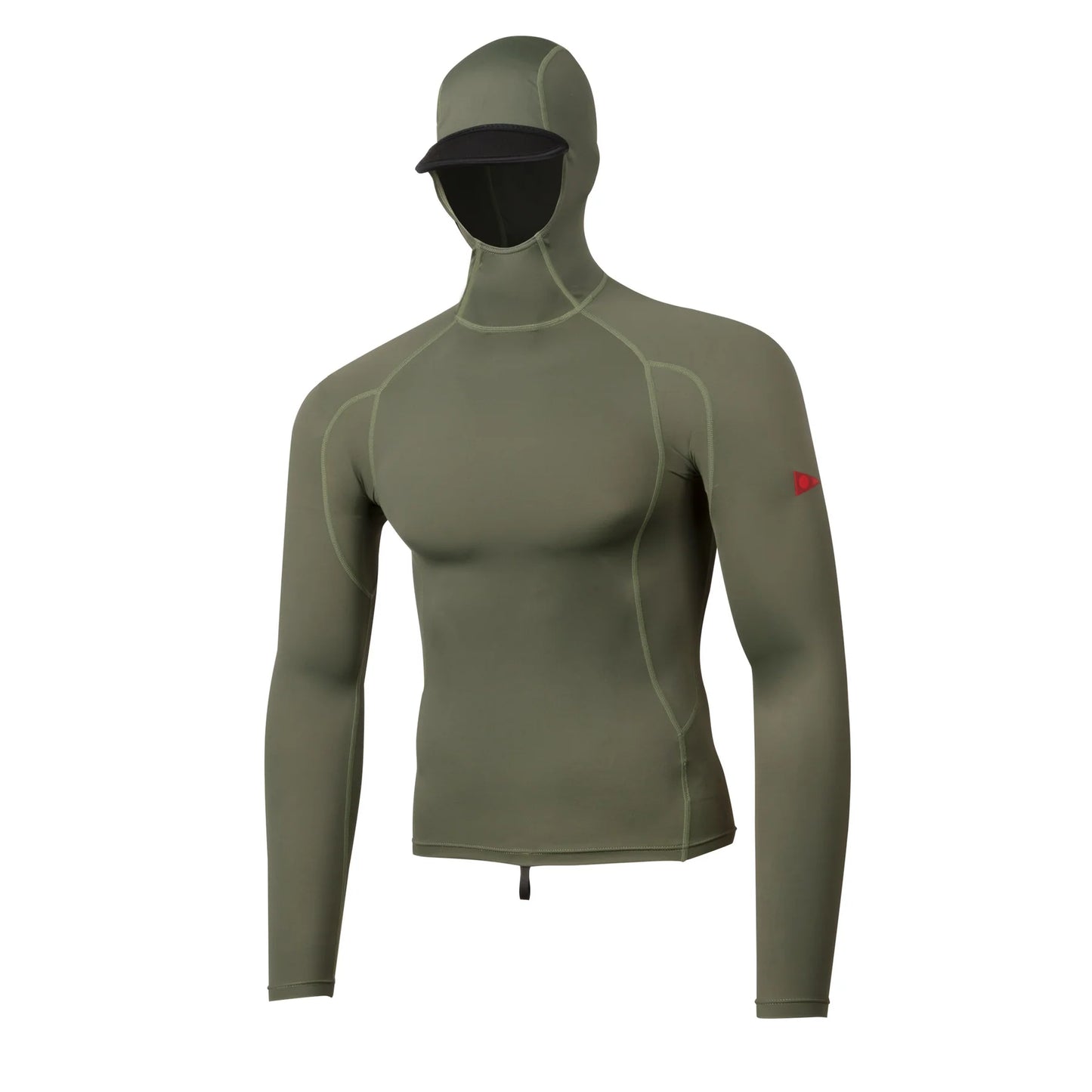 FLORENCE STANDARD ISSUE L/SL HOODED RASH GUARD - THYME