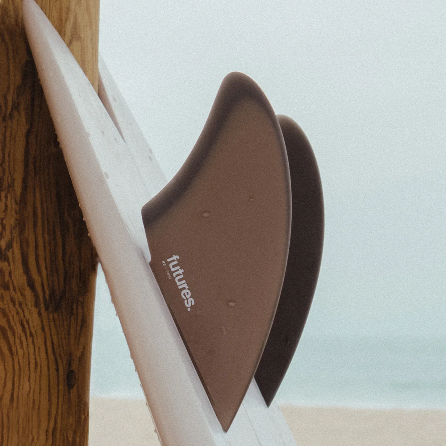 FUTURES K2 FIBERGLASS KEEL TWIN - BROWN/GREY