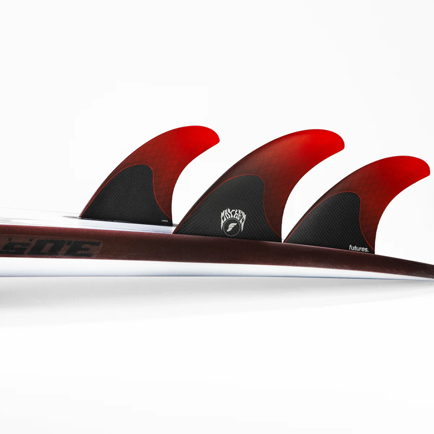 FUTURES MAYHEM 3.0 HONEYCOMB CARBON TRI L - RED