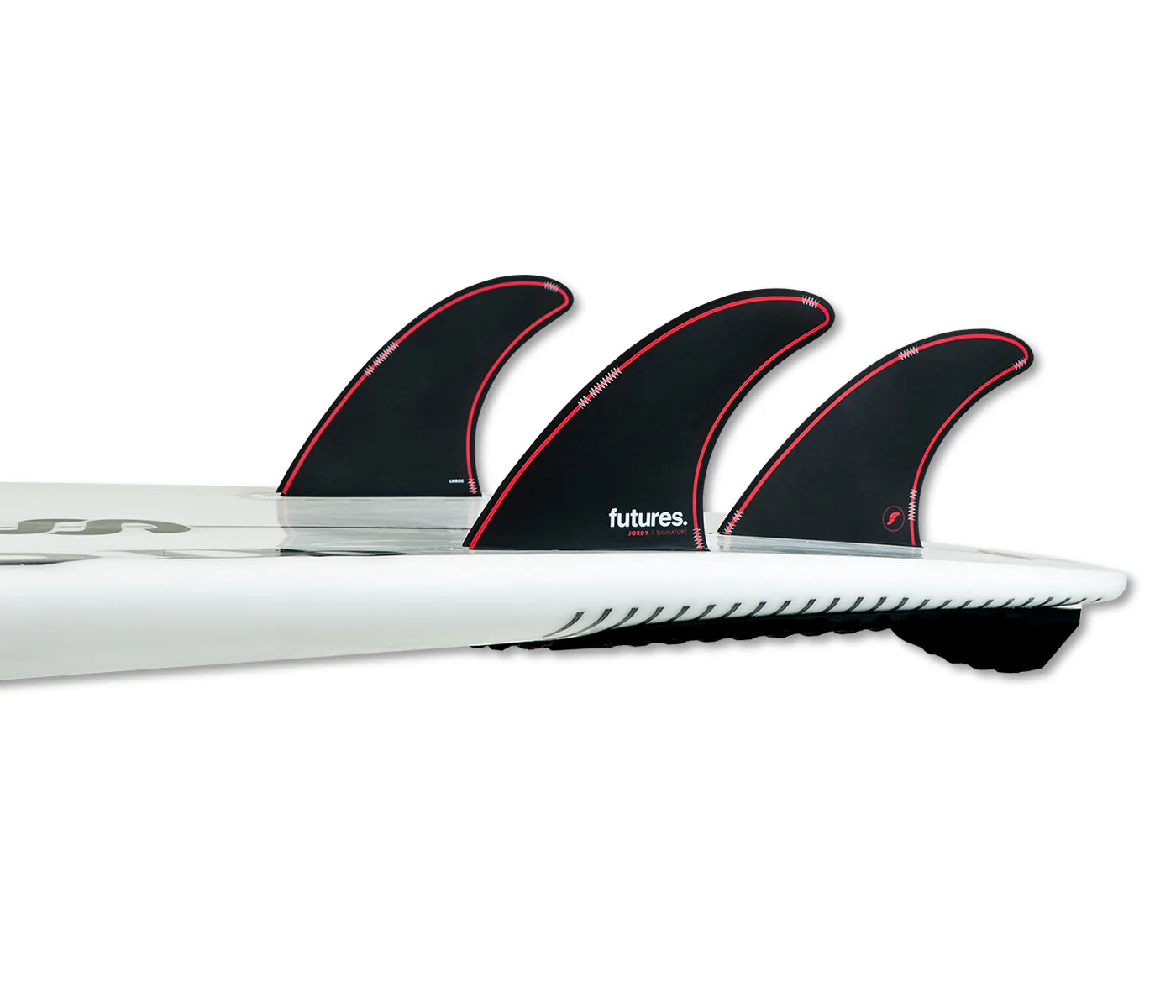 FUTURES JORDY SMITH HONEYCOMB TRI L - BLACK/RED