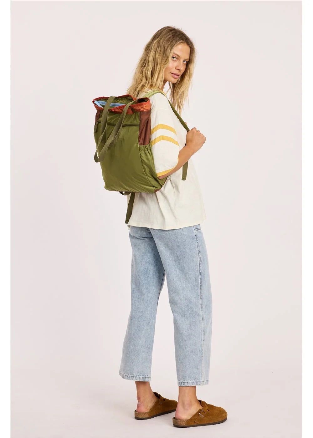 SISSTREVOLUTION DECKHAND TOTE BACKPACK - SEAWEED