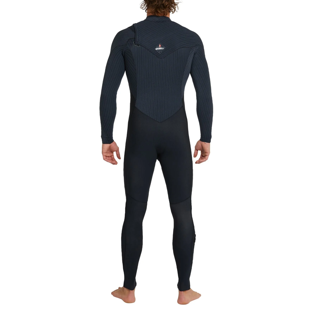 O'NEILL MENS HYPERFREAK FIRE 3/2MM FULL ZIPPERZESS 2023 - BLACK