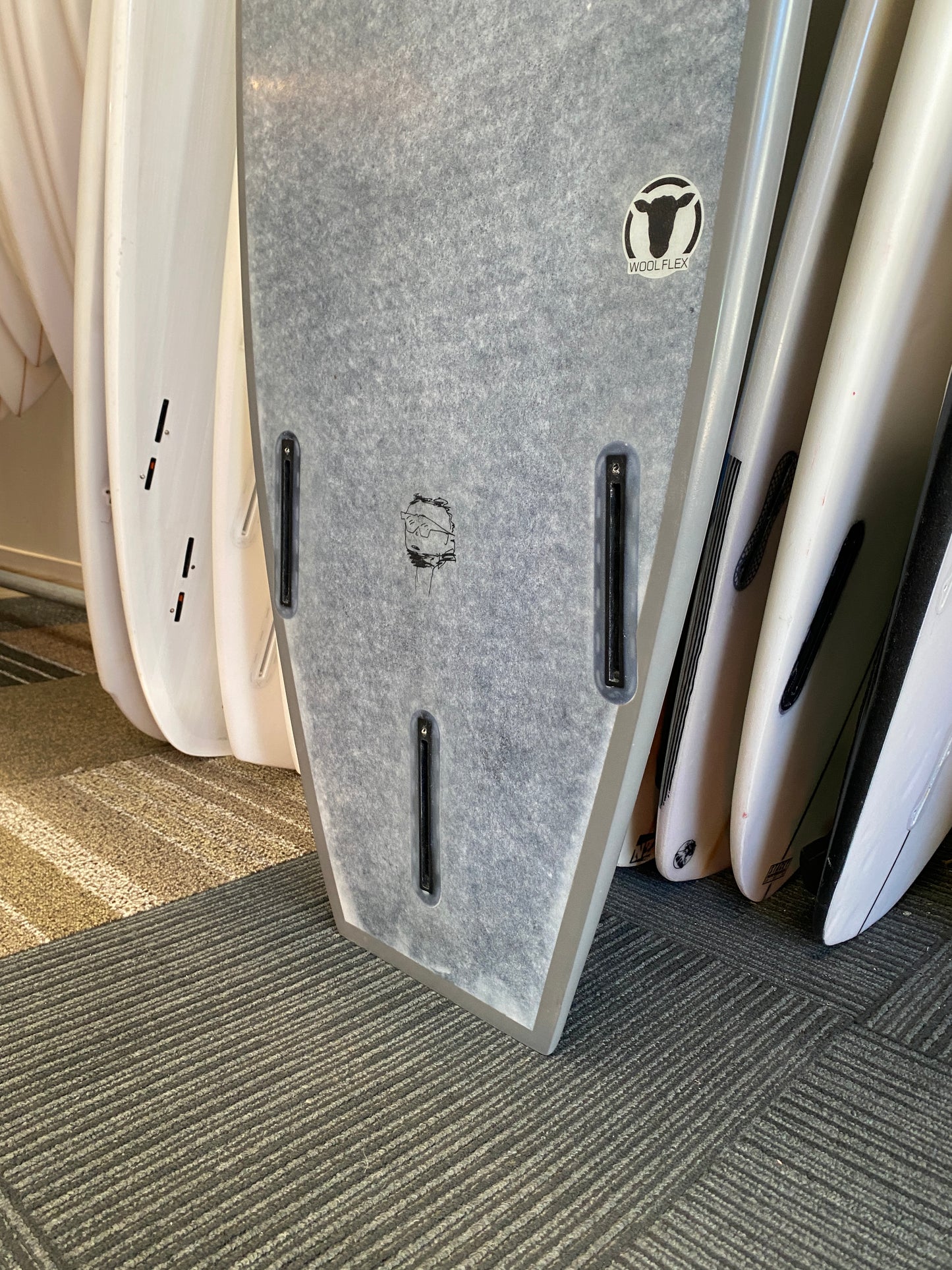 CHANNEL ISLANDS NECKBEARD 2 5'7" WOOL FLEX FUTURES 28.1L