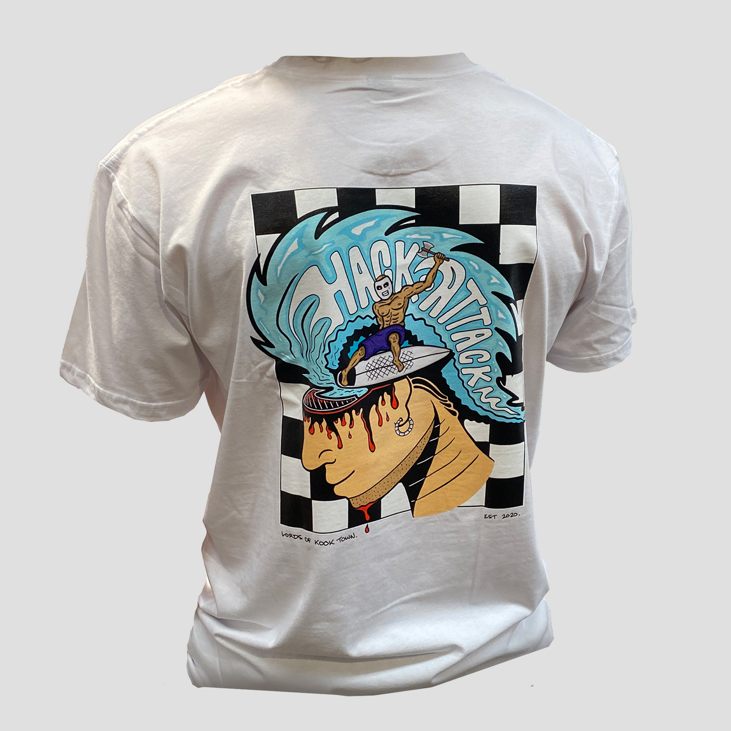 LORDS OF KOOKTOWN HACKATTACK TEE - WHITE
