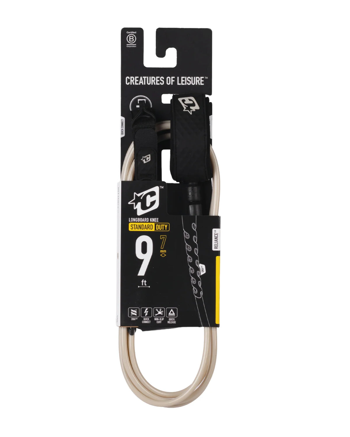 CREATURES RELIANCE 2.0 STANDARD DUTY 9'0" KNEE LEASH