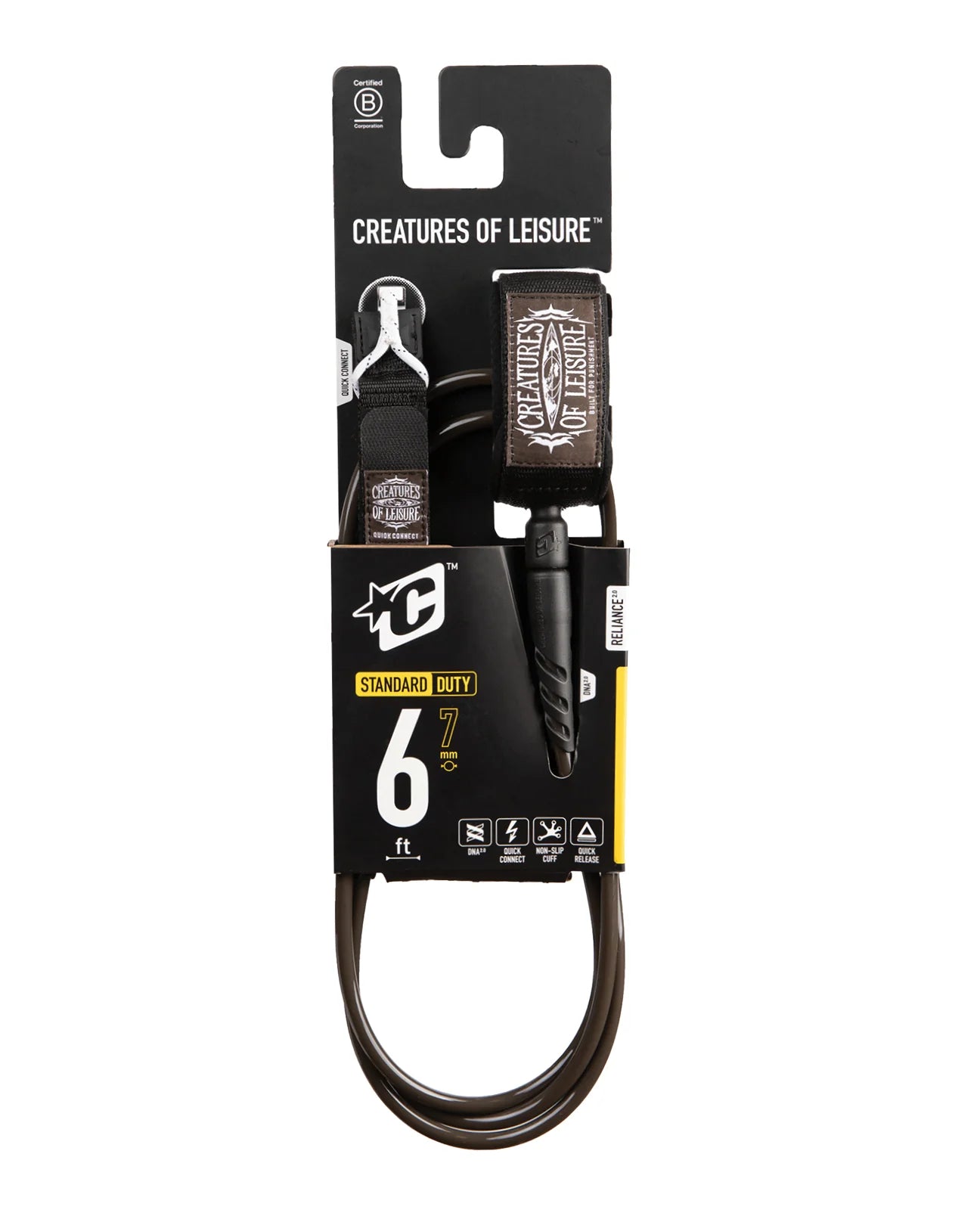 CREATURES RELIANCE 2.0 STANDARD DUTY 6'0" LEASH - PUNISH COLLECTION