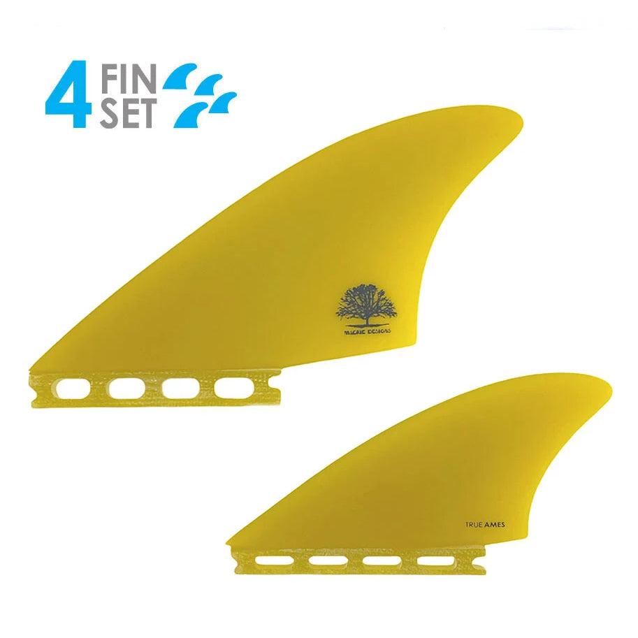 TRUE AMES MACKIE QUAD FG FUTURES YELLOW