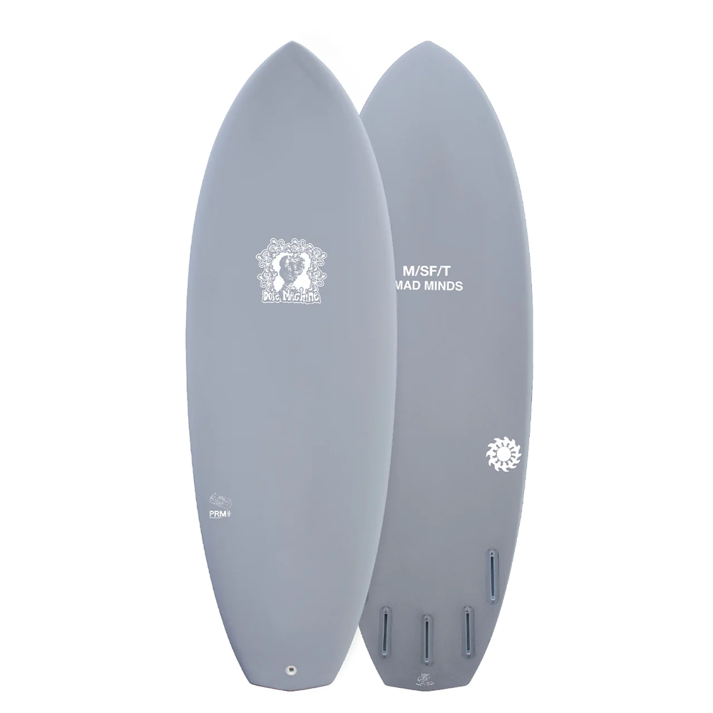 MISFIT DOPE MACHINE PRIMITEK 5'6" GREY FUTURES 32.9L