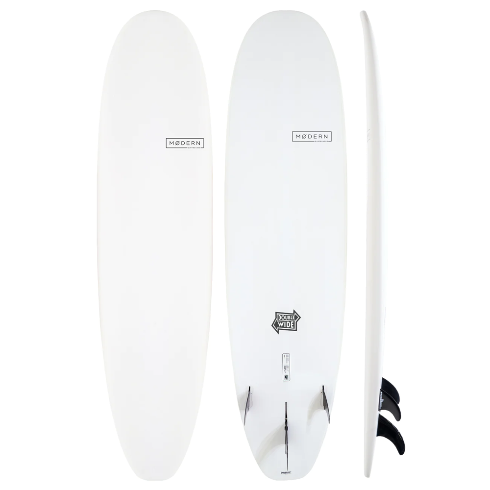 MODERN DOUBLE WIDE ES 7'4" SOFTBOARD WHITE