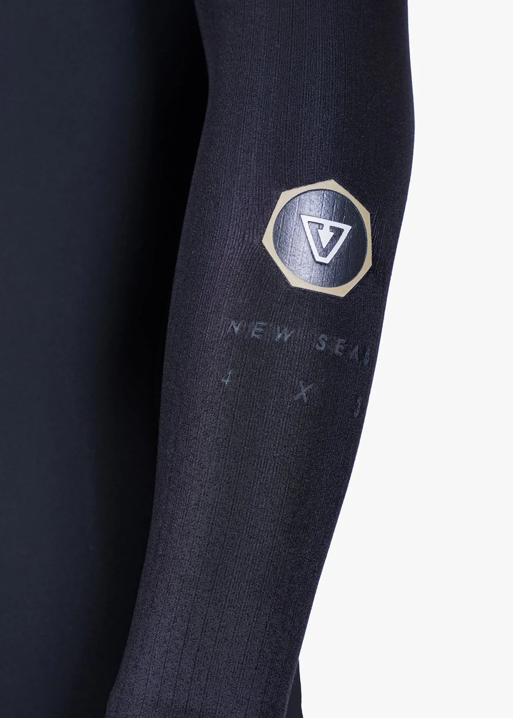 VISSLA MENS NEW SEAS 3/2MM U ZIP 2026 - BLACK