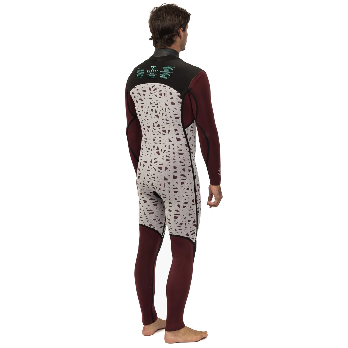 VISSLA MENS NEW SEAS 4/3MM U ZIP FULL