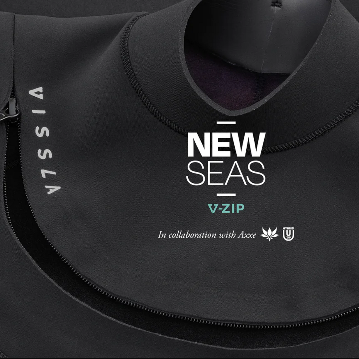 VISSLA MENS NEW SEAS 4/3MM V ZIP FULL