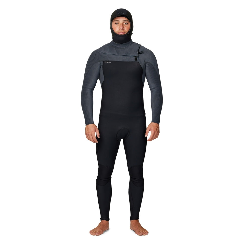 O'NEILL HYPER FIRE NO SLEEVE 1MM HOODED VEST - BLACK