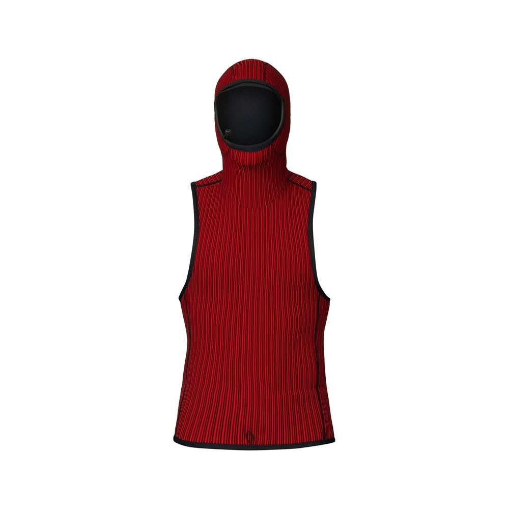 O'NEILL HYPER FIRE NO SLEEVE 1MM HOODED VEST - BLACK