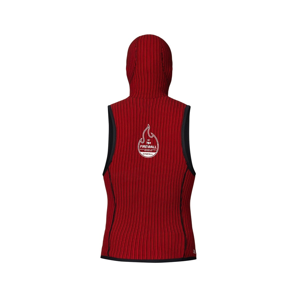 O'NEILL HYPER FIRE NO SLEEVE 1MM HOODED VEST - BLACK