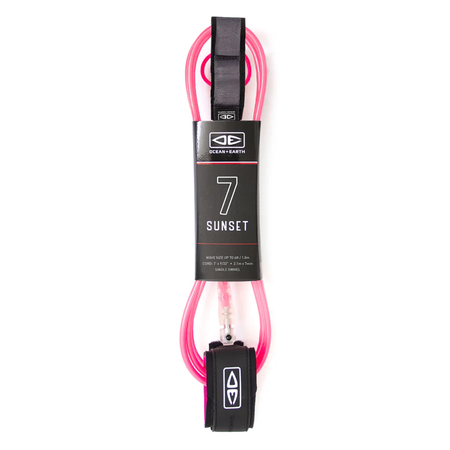 O&E SUNSET MOULDED LEASH 7'0"