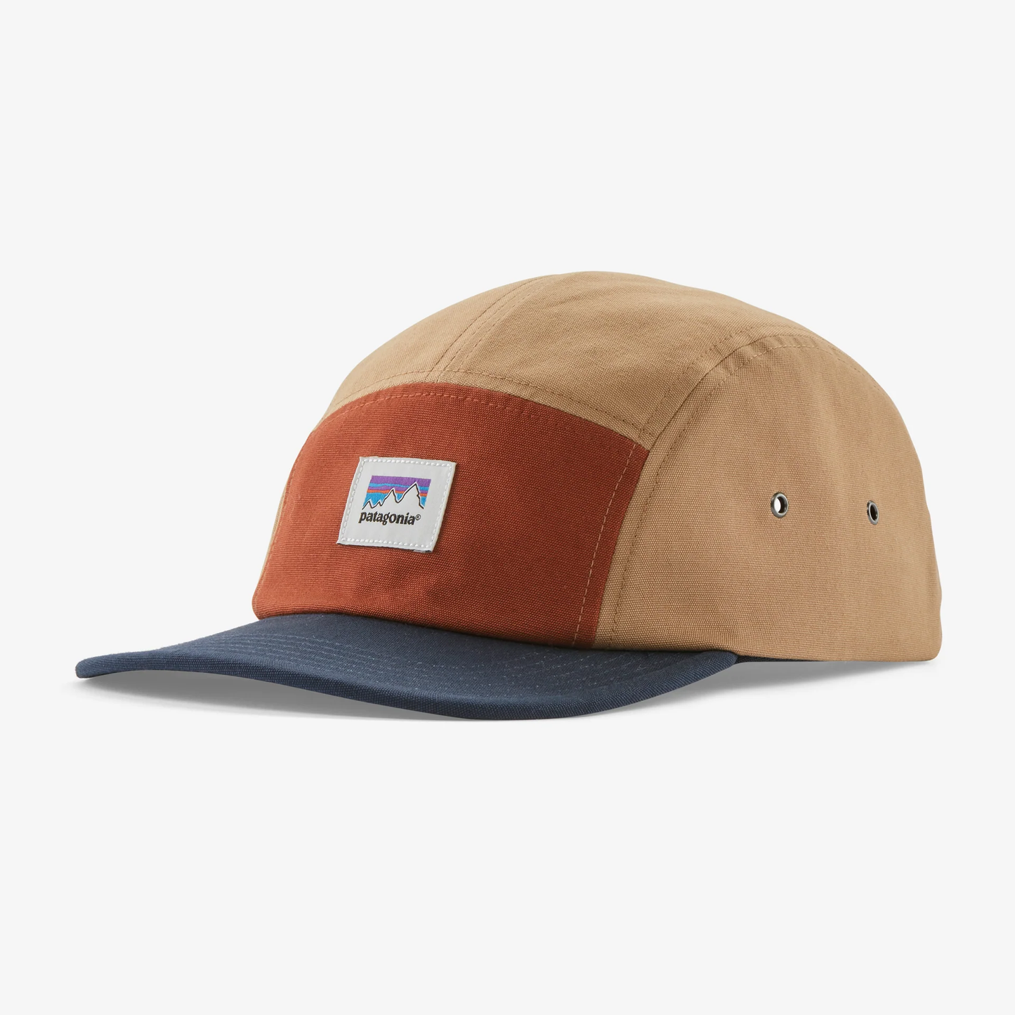 PATAGONIA GRAPHIC MACLURE HAT - SHOP STICKER: GRAYLING BROWN