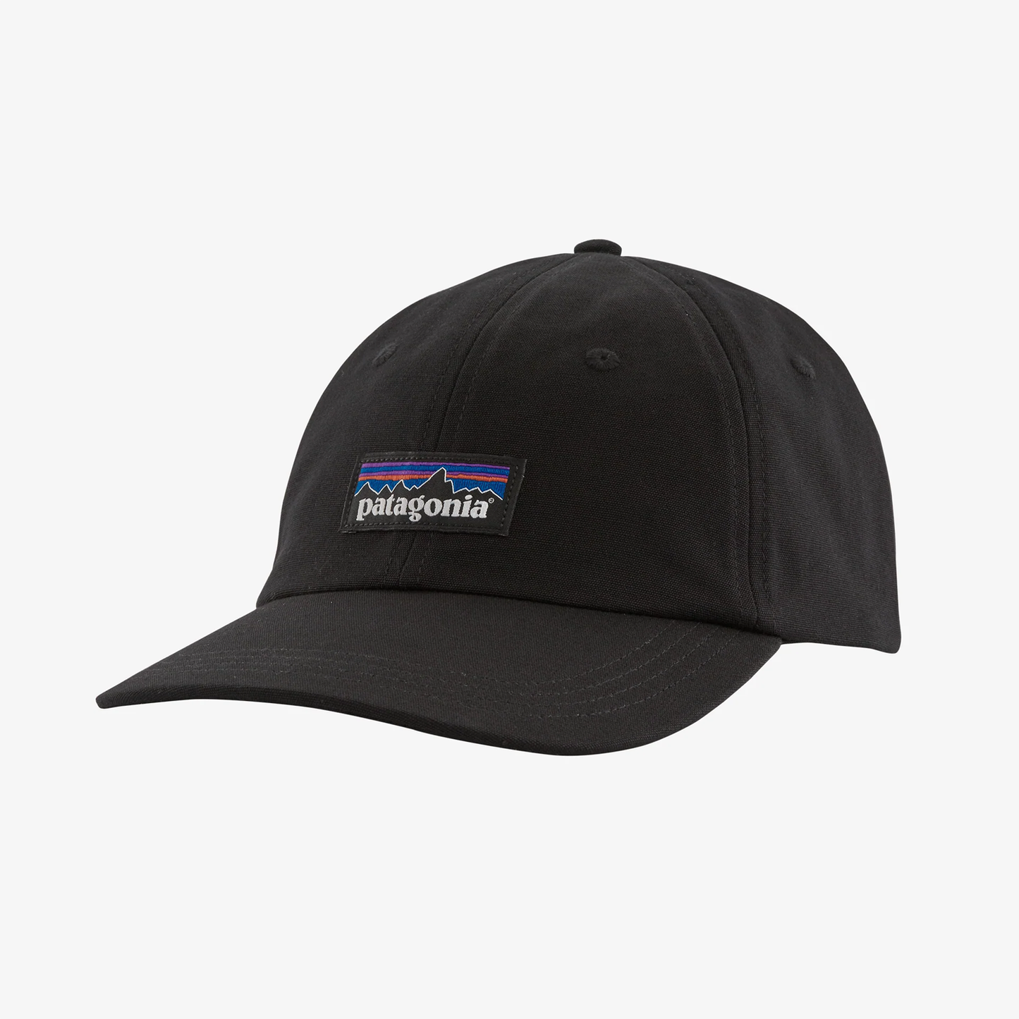 PATAGONIA P-6 LABEL TRAD CAP - BLACK