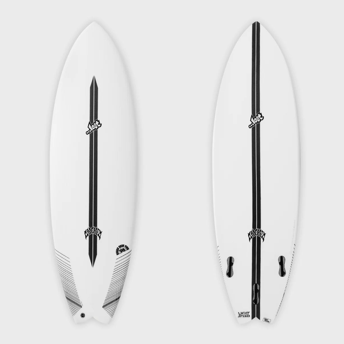 ...LOST ROUND NOSE FISH 96 LIGHT SPEED EPOXY FCS II 5'8" 34L