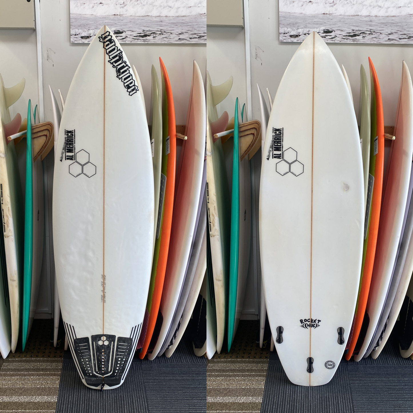 CHANNEL ISLANDS ROCKET WIDE 6'4" PU FCS II 44.6L