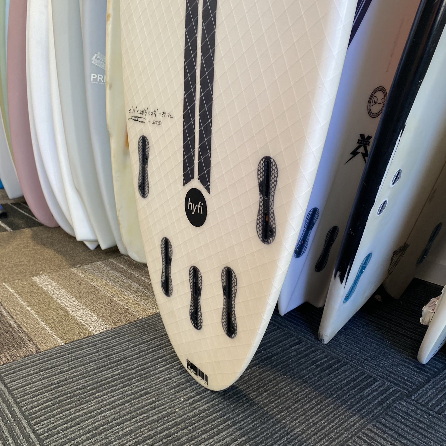 JS BULLSEYE 5'11" EPS/EPOXY FCS II 34.7L