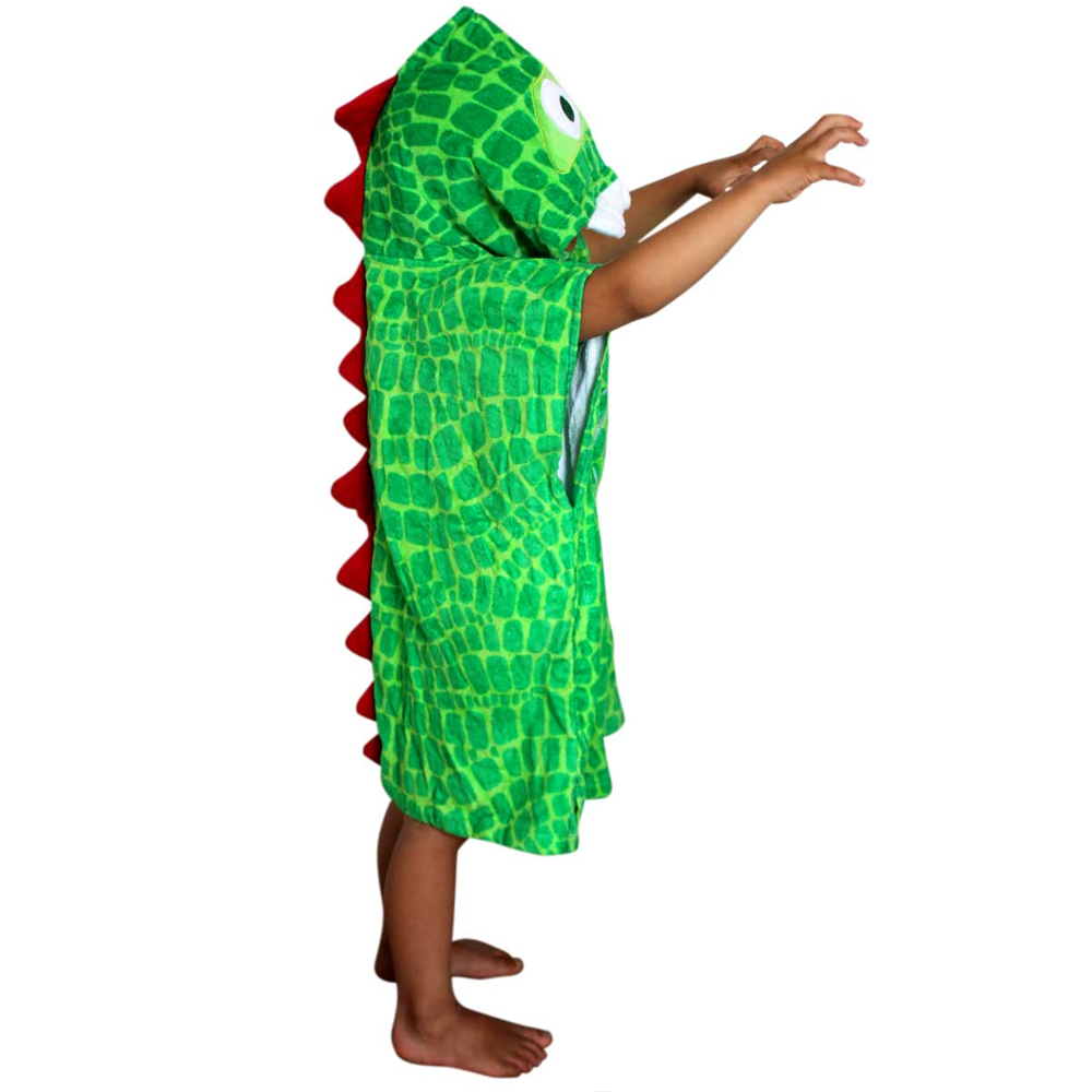 STICKY JOHNSON KIDS SMALL DINO HOODED TOWEL