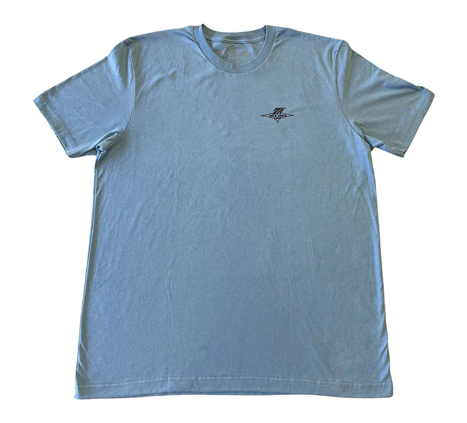TRUE AMES DIAMONDS LOGO T-SHIRT - SLATE/BLUE