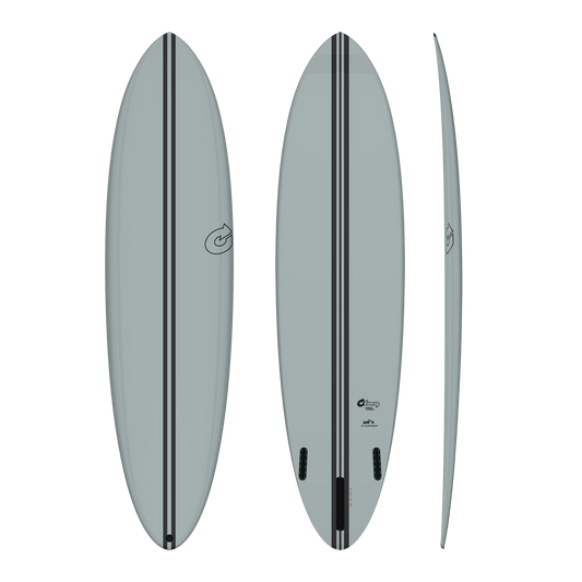 TORQ TEC CHOPPER TECNICOLOR GREY 7'2" 47.5