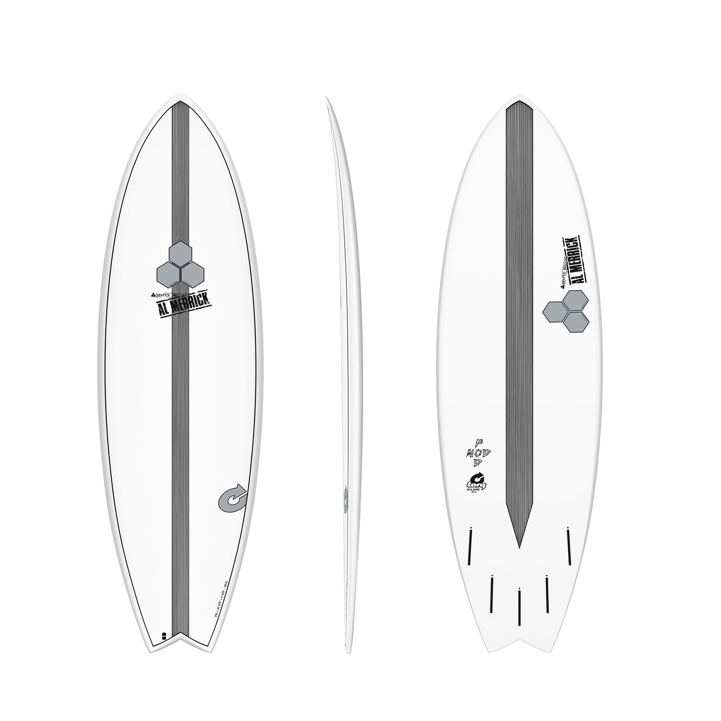 TORQ CHANNEL ISLANDS POD MOD 6'6" WHITE RAIL