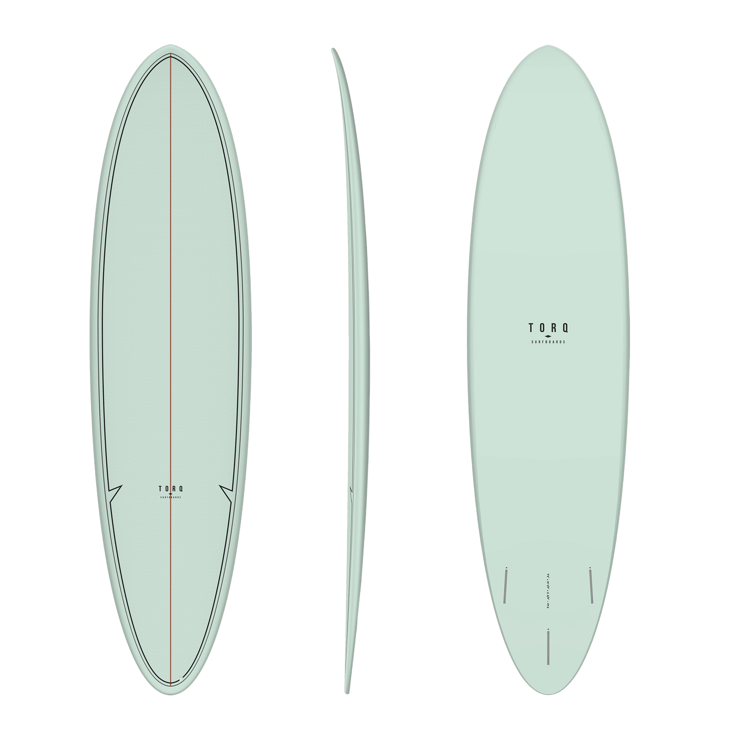 TORQ LONGBOARD 9'6" TET FUTURES - CLASSIC PALM