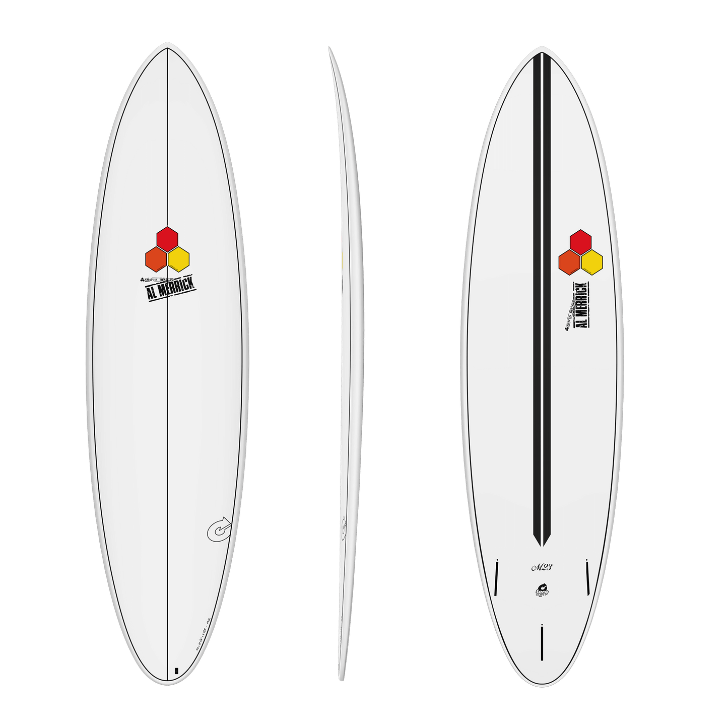 TORQ CHANNEL ISLANDS M23 7'0" X-LITE 47.6L FUTURES - WHITE