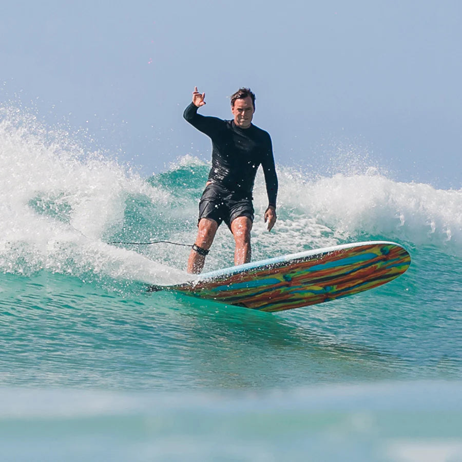 O&E CREATIVE ARMY THE GENERAL 9'6" EPOXY SOFTBOARD 92L - MULTI