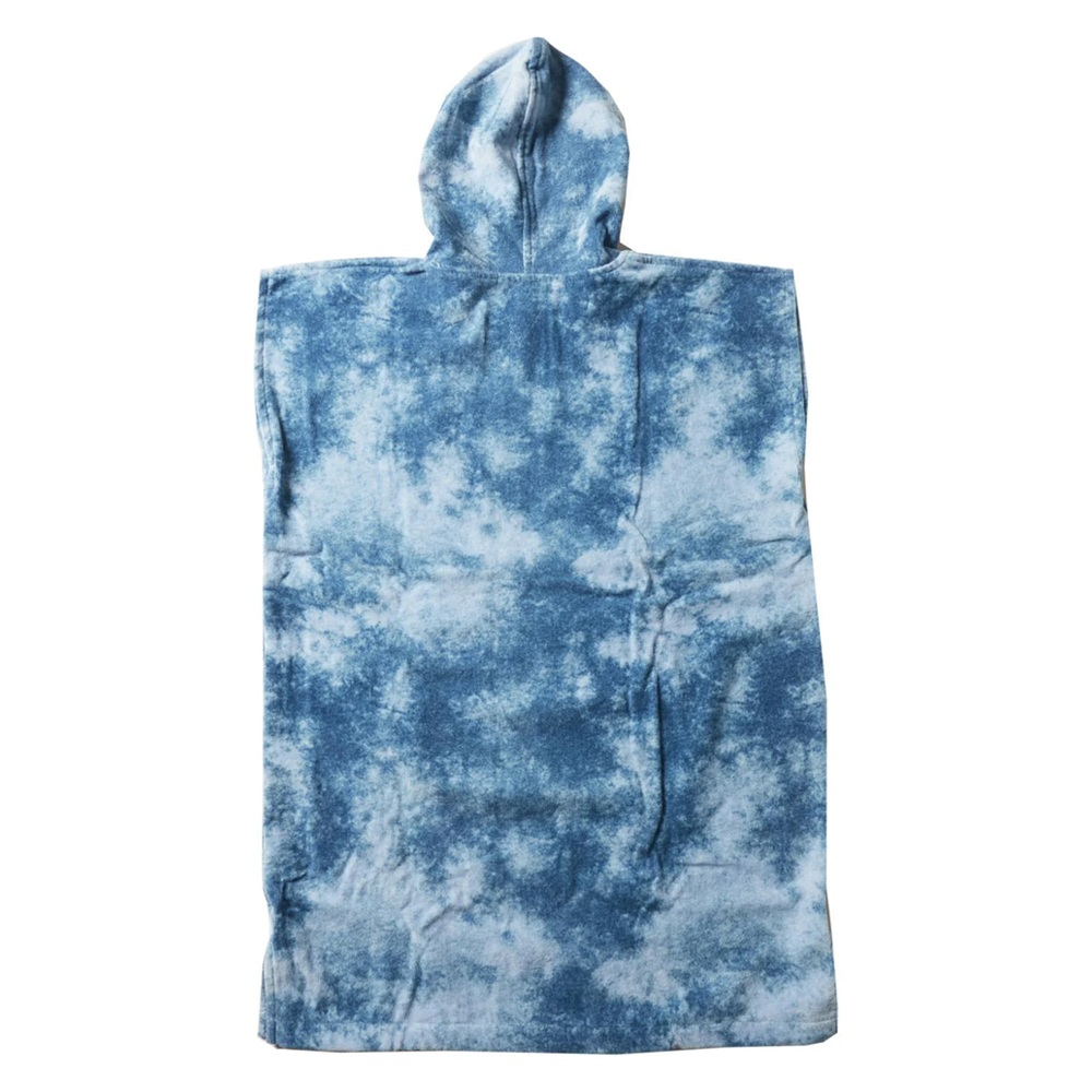 VISSLA ADULTS CHANGE TOWEL - BLUE TIE DIE