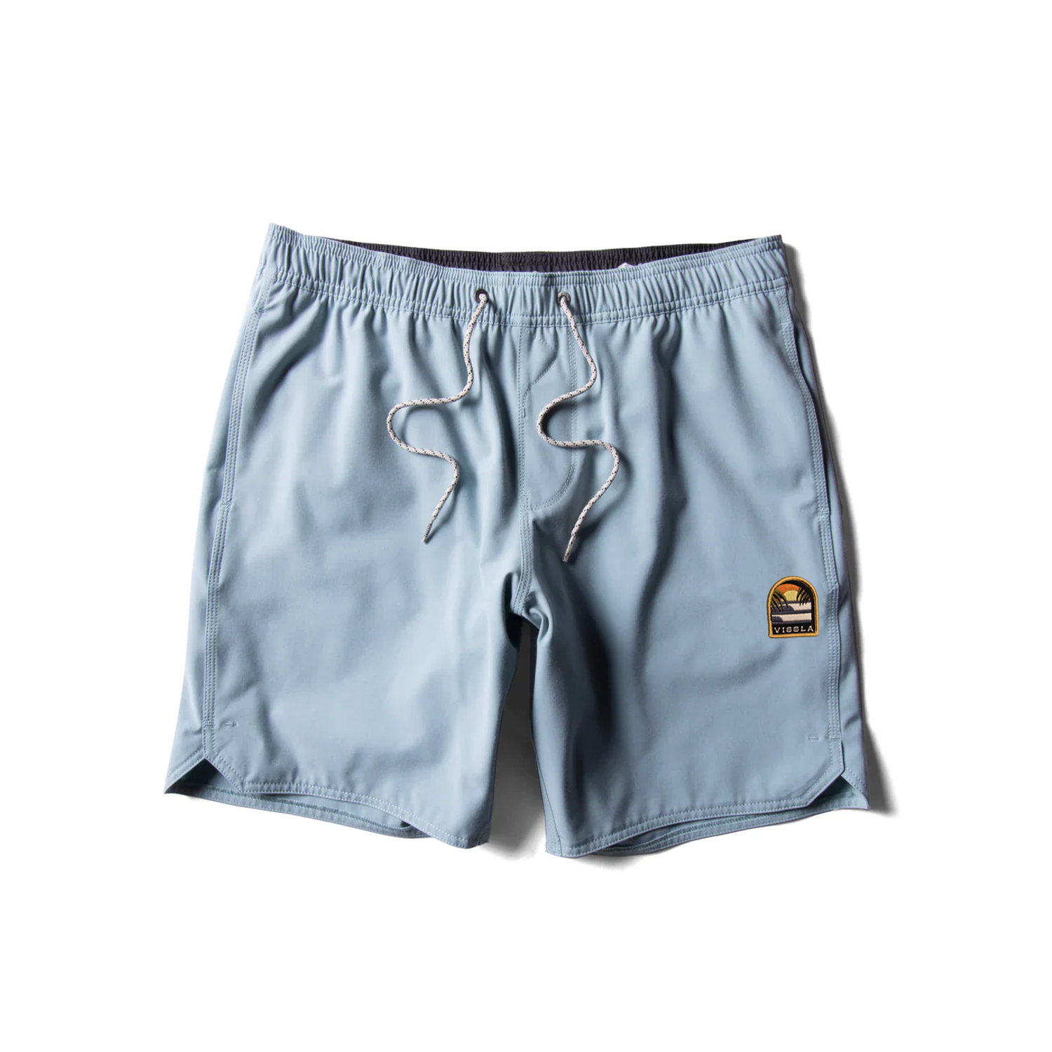 VISSLA SOLID SETS ECOLASTIC BOARDSHORT STONE BLUE – Real Surf